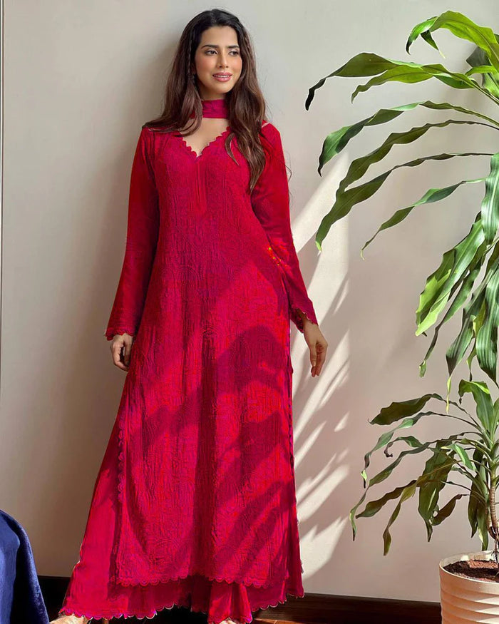pink new trend designer ethnic set