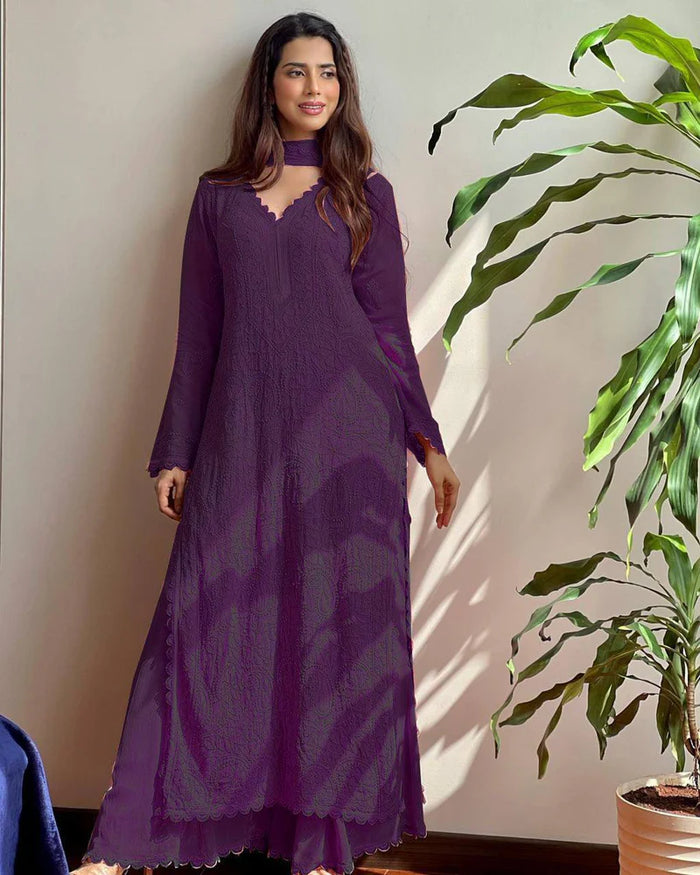 pink new trend designer ethnic set